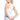 Women's Metallic Stripe Tennis Tank with Bra White-Apparel-Lucky In Love-CX063-X58110H24-1-Tennis Express