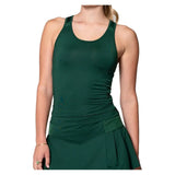 Women's Team Andrea Tennis Tank with Bra-Apparel-Lucky In Love-CX065-300-Tennis Express