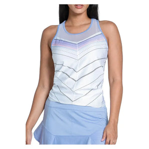 Women's Love Tie Back Tennis Tank Baby Lavender-Apparel-Lucky In Love-CX070-76A580-1-Tennis Express