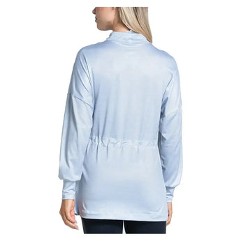 Women's Layer Up Tennis Tunic Heather Grey-Apparel-Lucky In Love-CX072-S49080S25-4-Tennis Express