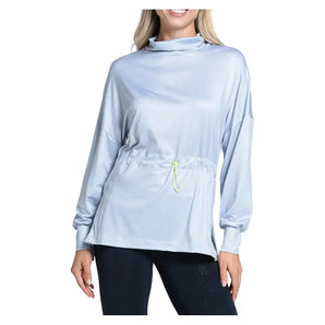 Women's Layer Up Tennis Tunic Heather Grey-Apparel-Lucky In Love-CX072-S49080S25-Tennis Express