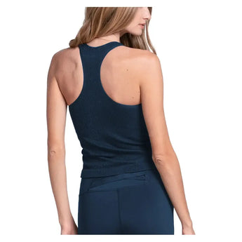 Women's Seamless Scoop Neck Tennis Tank With Bra-Apparel-Lucky In Love-CX076-001-1-Tennis Express
