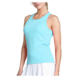 Women's Seamless High Neck Tennis Tank with Bra Bahama-Apparel-Lucky In Love-CX077-437U25-1-Tennis Express