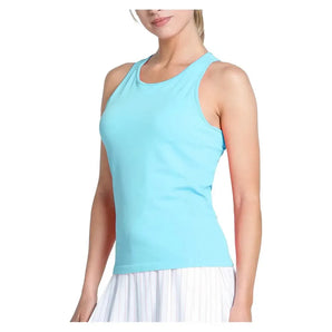 Women's Seamless High Neck Tennis Tank with Bra Bahama-Apparel-Lucky In Love-CX077-437U25-1-Tennis Express