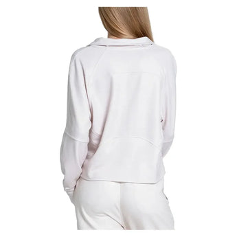 Women's Renew Heather 1/4 Zip Long Sleeve Tennis Top-Apparel-Lucky In Love-CX079-S25-06B201-4-Tennis Express