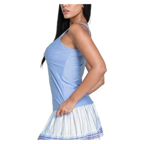 Women's Love On Top Tennis Tank Baby Lavender-Apparel-Lucky In Love-CX083-580-3-Tennis Express
