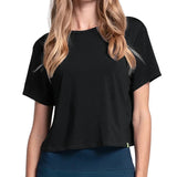 Women's LUV Power Box Tennis Top Black-Apparel-Lucky In Love-CX095-001B_156c129b-78b6-4db1-888c-00cc78052eb5-669287Tennis Express