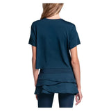 Women's LUV Power Box Tennis Top Midnight-Apparel-Lucky In Love-CX095-401F25-4-Tennis Express