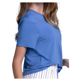 Women's Power Box Tennis Tee Parisian Blue, Lucky In Love, Tennis Express, CX095-434-2