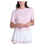 Women's Power Box Tennis Tee Paris Pink,Apparel,Lucky In Love,,,Tennis Express,CX095-679-2