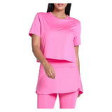 Women's LUV Power Box Tennis Top Taffy-Apparel-Lucky In Love-CX095-695S25-21-Tennis Express
