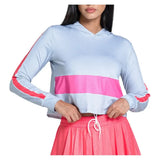 Women's All That Shimmers Tennis Hoodie-Apparel-Lucky In Love-CX100-25B080-2-Tennis Express