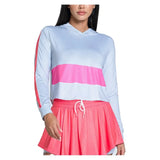 Women's All That Shimmers Tennis Hoodie-Apparel-Lucky In Love-CX100-25B080-Tennis Express