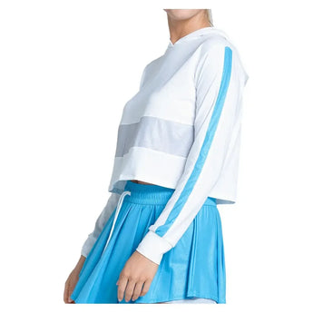 Women's All That Shimmers Tennis Hoodie-Apparel-Lucky In Love-CX100-Z50110-1-Tennis Express