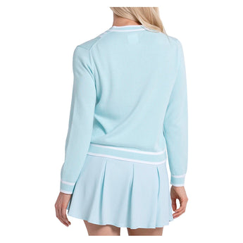 Women's Victory V-Neck Tennis Sweater Wave-Apparel-Lucky In Love-, [current_file_name-Tennis Express