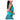 Women's High Neck Action Tennis Tank with Bra Aquamarine-Apparel-Lucky In Love-CX123-416H25-1-Tennis Express
