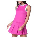 Women's Love Set Muscle Tennis Tank Mulberry-Apparel-Lucky In Love-CX125-66D656F25-Tennis Express