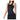 Women's Racer Rib Tennis Tank Black-Apparel-Lucky In Love-CX126-001-2-Tennis Express
