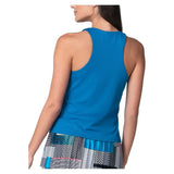 Women's Clubhouse Tennis Tank with Bra Electric Blue-Apparel-Lucky In Love-CX127-440-1-Tennis Express