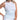 Women's Rising Tides Tennis Muscle Tank White and Color Ombre