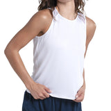 Women's Twist Back Rib Tennis Tank-Apparel-Lucky In Love-CX150-110-708358Tennis Express