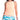 Women's Twist Back Rib Tennis Tank Orange Frost