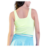 Women's Squared Up Tennis Tank Lemon Frost,Apparel,Lucky In Love,,,Tennis Express,CX153-718-4