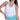 Women's Oasis Stripe Tennis Tank White