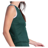 Women's Airplay Rib Tennis Tank Team Green, Lucky In Love, Tennis Express, CX182-300-2