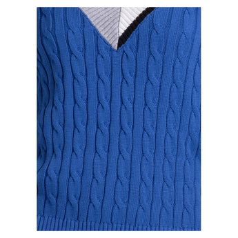 Women's Bold Play Tennis Sweater Parisian Blue, Lucky In Love, Tennis Express, CX193-92G434-4
