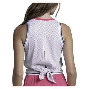 Women's Game Point Tennis Tank White, Lucky In Love, Tennis Express, CX198-09H110-1