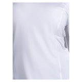 Women's Double Play Long Sleeve Tennis Top White and Black, Lucky In Love, Tennis Express, CX199-121-4