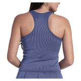Women's Rib Sport Cord Tennis Tank Parisian Blue, Lucky In Love, Tennis Express, CX207-434-1