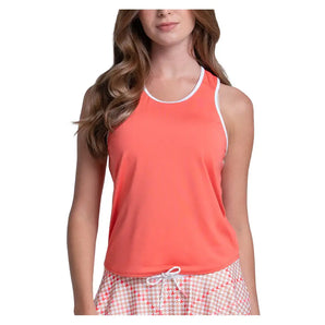 Women's Court Lounge Tennis Tank Flame,Apparel,Lucky In Love,Flame,XS,Tennis Express,CX208-807-3