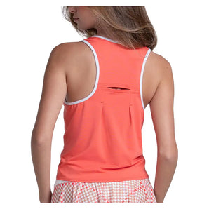 Women's Court Lounge Tennis Tank Flame,Apparel,Lucky In Love,,,Tennis Express,CX208-807-4