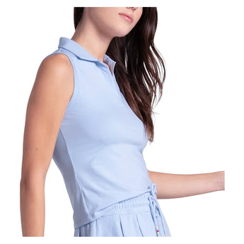 Women's Pima Matchday Tennis Polo,Apparel,Lucky In Love,,,Tennis Express,CX209-428-1