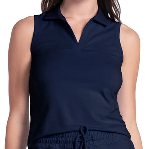 Women's Pima Matchday Tennis Polo,Apparel,Lucky In Love,472 Dark Navy,XS,Tennis Express,CX209-472