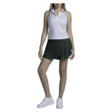 Women's Ivy Classic Tennis Polo Tank White, Lucky In Love, Tennis Express, CX220-97G110-2