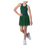 Girls' Level Up Tennis Dress Team Green, Lucky In Love, Tennis Express, D20-300-3