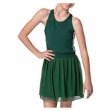 Girls' Level Up Tennis Dress Team Green, Lucky In Love, Team Green, Tennis Express, D20-300-TEAM-GREEN-1