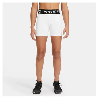 Girls' Pro Training Shorts White and Pure Platinum-Apparel-Nike-DA1033-100-6-Tennis Express