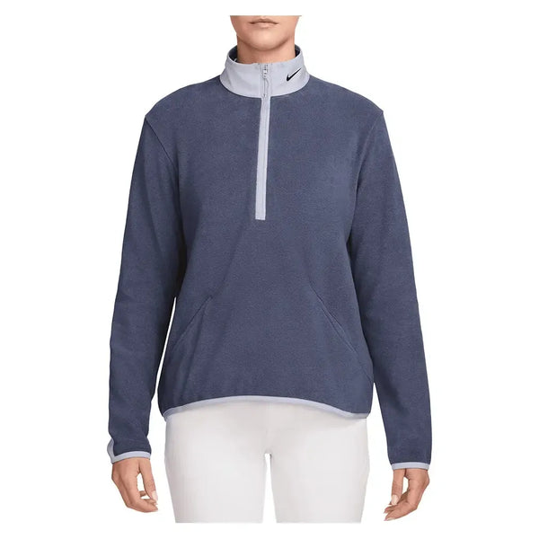 Women's Therma-FIT Victory Long-Sleeve 1/2-Zip Tennis Top Sanded