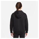 Girls' Sportswear Club Fleece Full-Zip Hoodie-Apparel-Nike-DC7118-010-P-Tennis Express