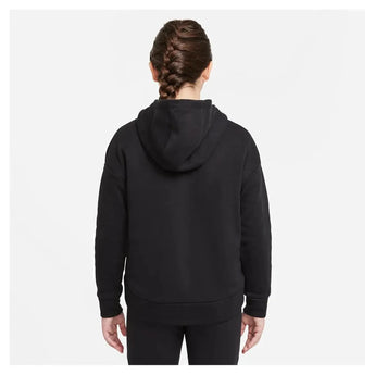 Girls' Sportswear Club Fleece Full-Zip Hoodie-Apparel-Nike-DC7118-010-P-Tennis Express