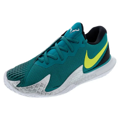 Men's Rafa Zoom Vapor Cage 4 Tennis Shoes Bright Spruce and Atomic