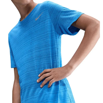 Boys' Dri-FIT Miler Short Sleeve Training Top-Apparel-Nike-DD3055-435_1-Tennis Express