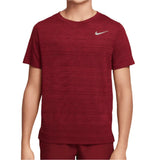 Boys' Dri-Fit Miler Short Sleeve Training Top-Apparel-Nike-DD3055-677-Tennis Express