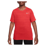 Boys' Dri-FIT Miler Short Sleeve Training Top-Apparel-Nike-DD3055-696-Tennis Express
