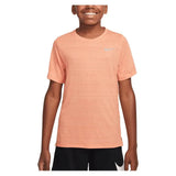 Boys' Dri-FIT Short Sleeve Miler Training Top-Apparel-Nike-DD3055-U25-844-3-Tennis Express