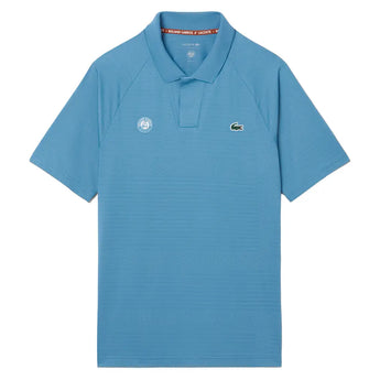 Men's Roland Garros Players Tennis Polo,Apparel,Lacoste,JBK Abyss Blue,S,Tennis Express,DH0333-JBK-1